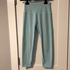 Beyond yoga turquoise yoga tights - M